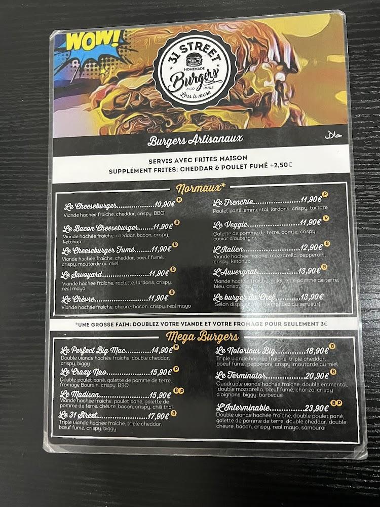 31 STREET 75017 - Scan Menu 3
