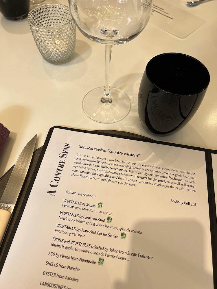 A Contre Sens - Scan Menu 2