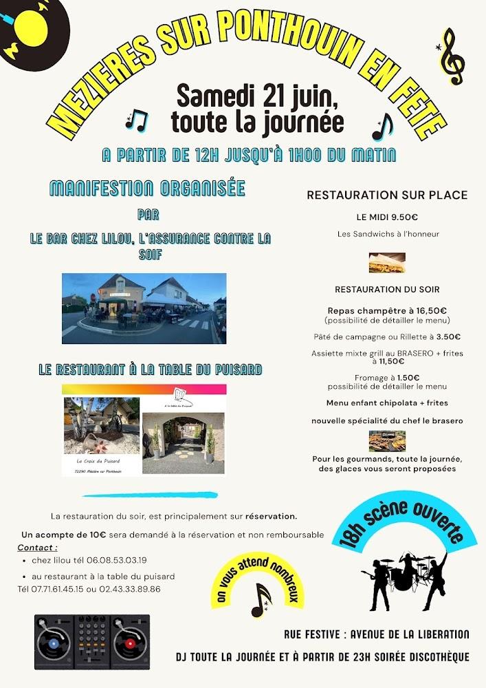 A la table du Puisard - Scan Menu 3