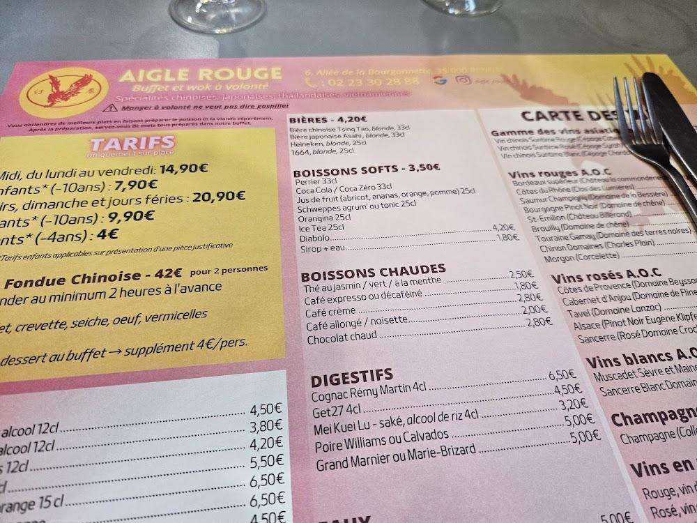 Aigle Rouge - Scan Menu 3