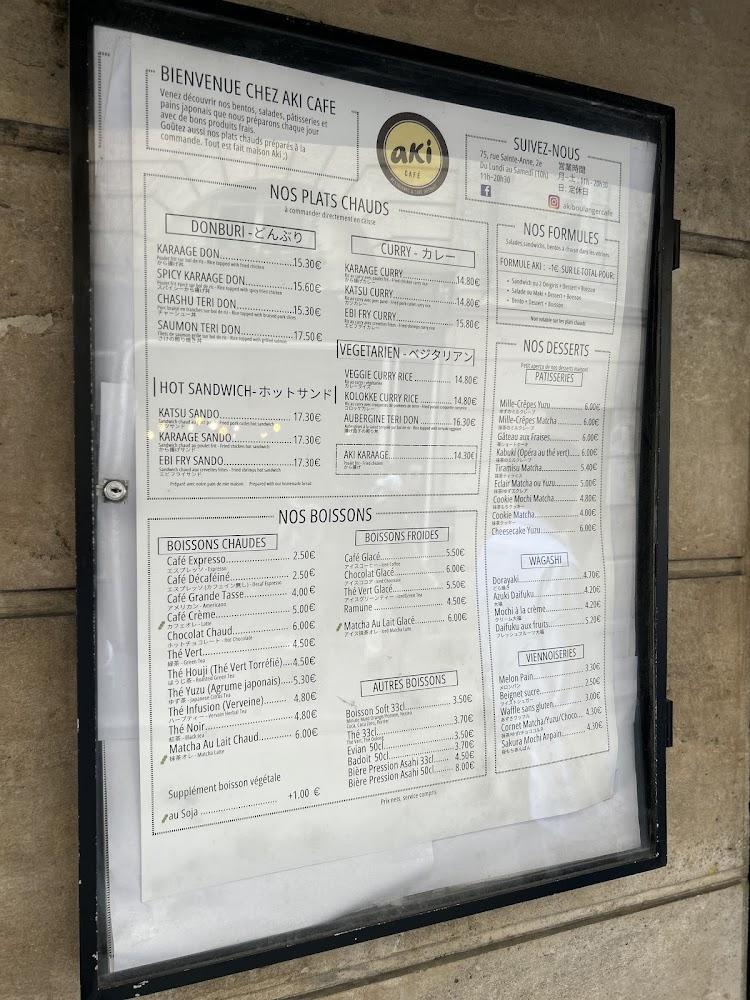 Aki Café - Scan Menu 2