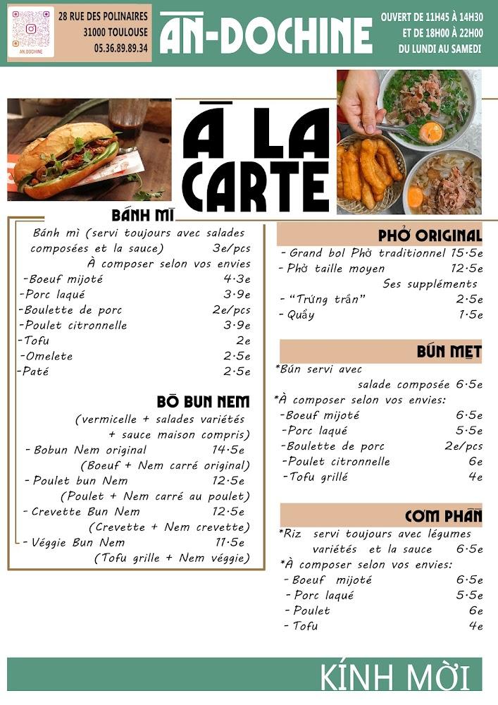 Àndochine - Scan Menu 3