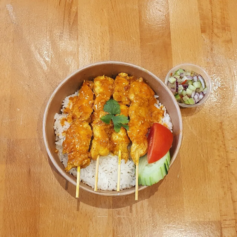 Pané de Poulet Au Curry Jaune