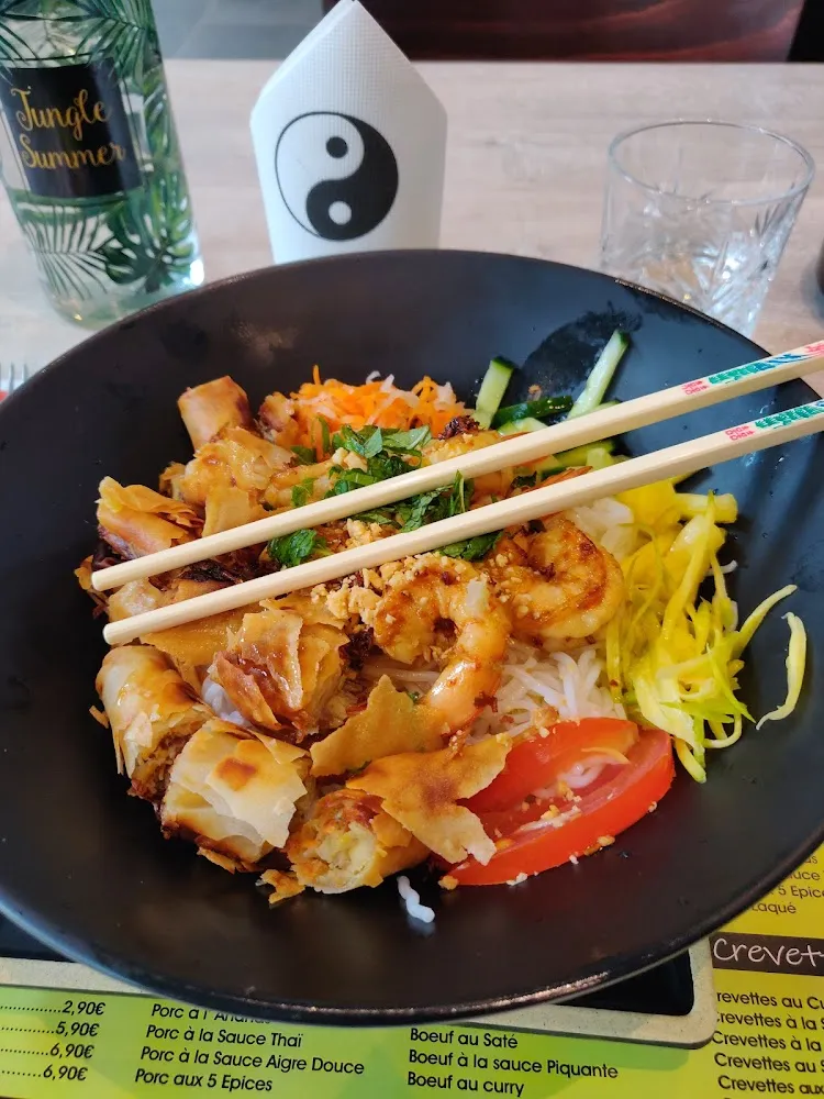 Salade Nems Crevettes Bien Fraîche