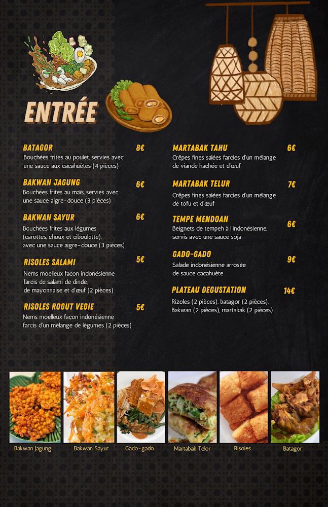 Asli Cuisine Indonésienne - Scan Menu 2