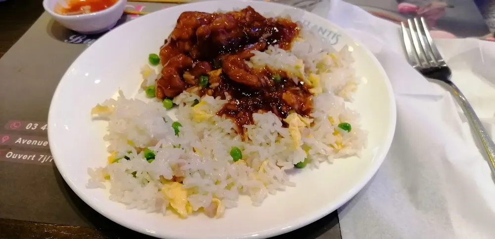 Riz Cantonais Porc Saice Aigre Douce