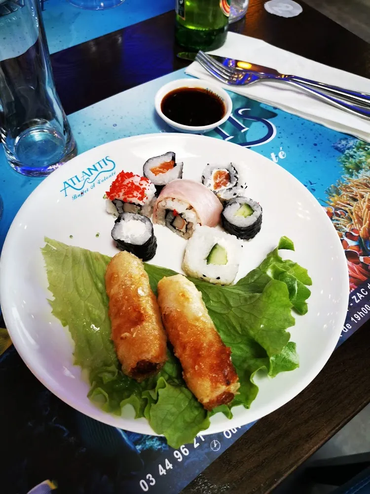 Sushis Saumon Crevette