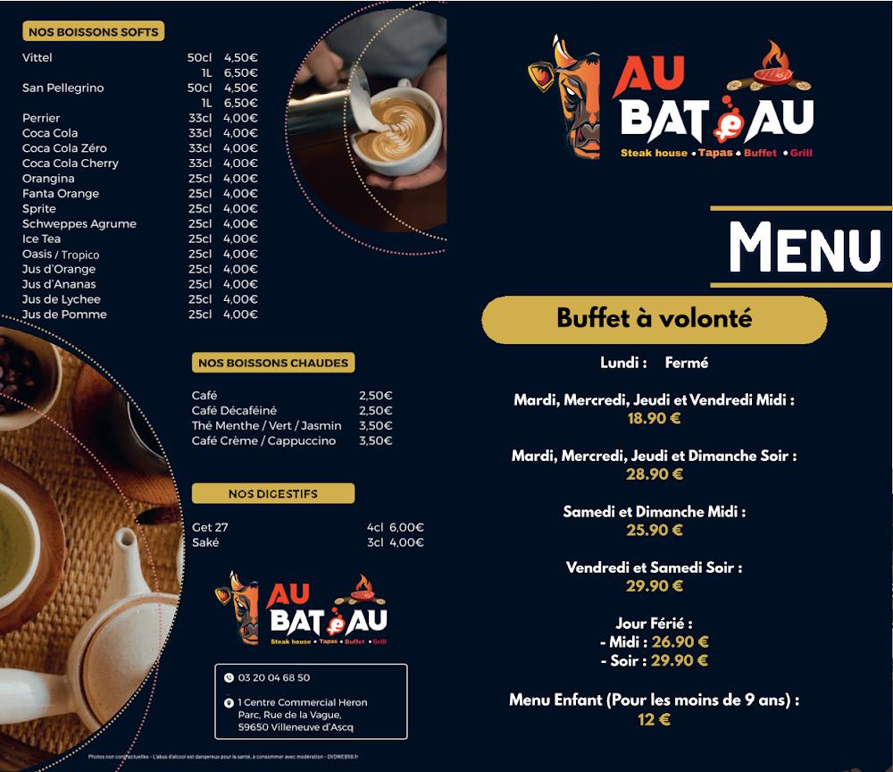 Au Bâteau - Scan Menu 3