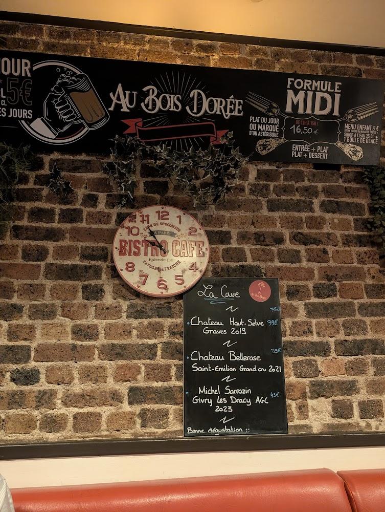 Au Bois Dorée - Scan Menu 3