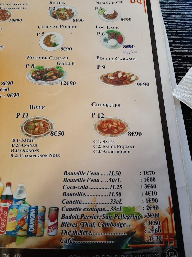 Au Bonheur Exotique - Scan Menu 4