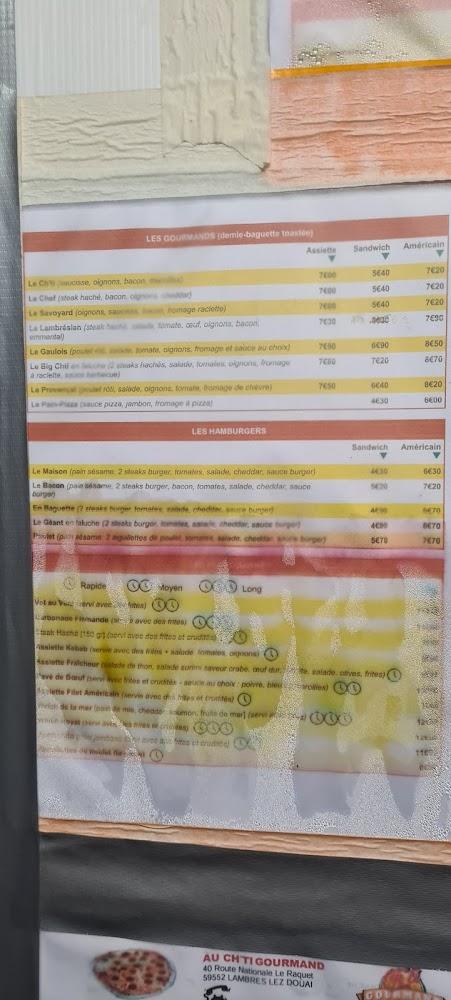 Au Ch'ti Gourmand - Scan Menu 4