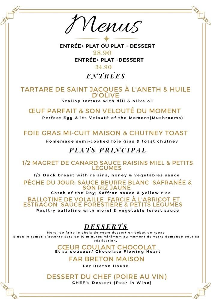 AU GATEAU BRETON « O’GB » Restaurant Chenonceaux - Scan Menu 4