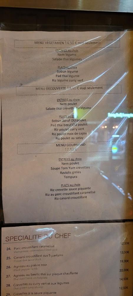 Au Petit Hanoï - Scan Menu 2