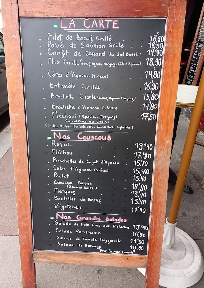 Au Petit Village - Scan Menu 2