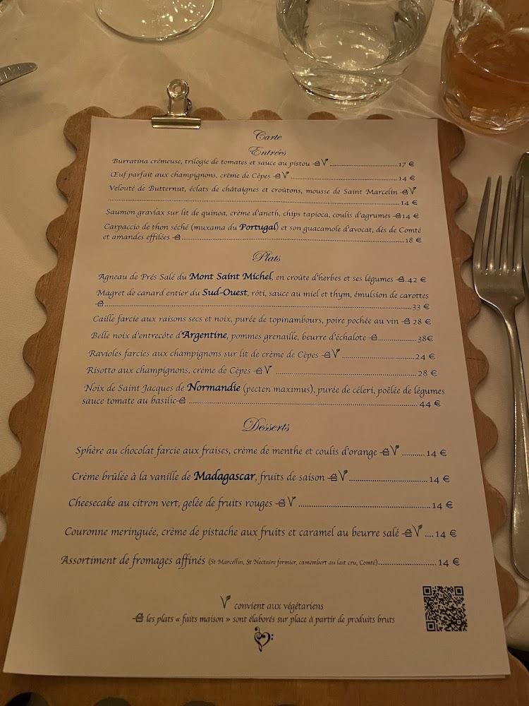 Au P'tit Curieux - Scan Menu 3