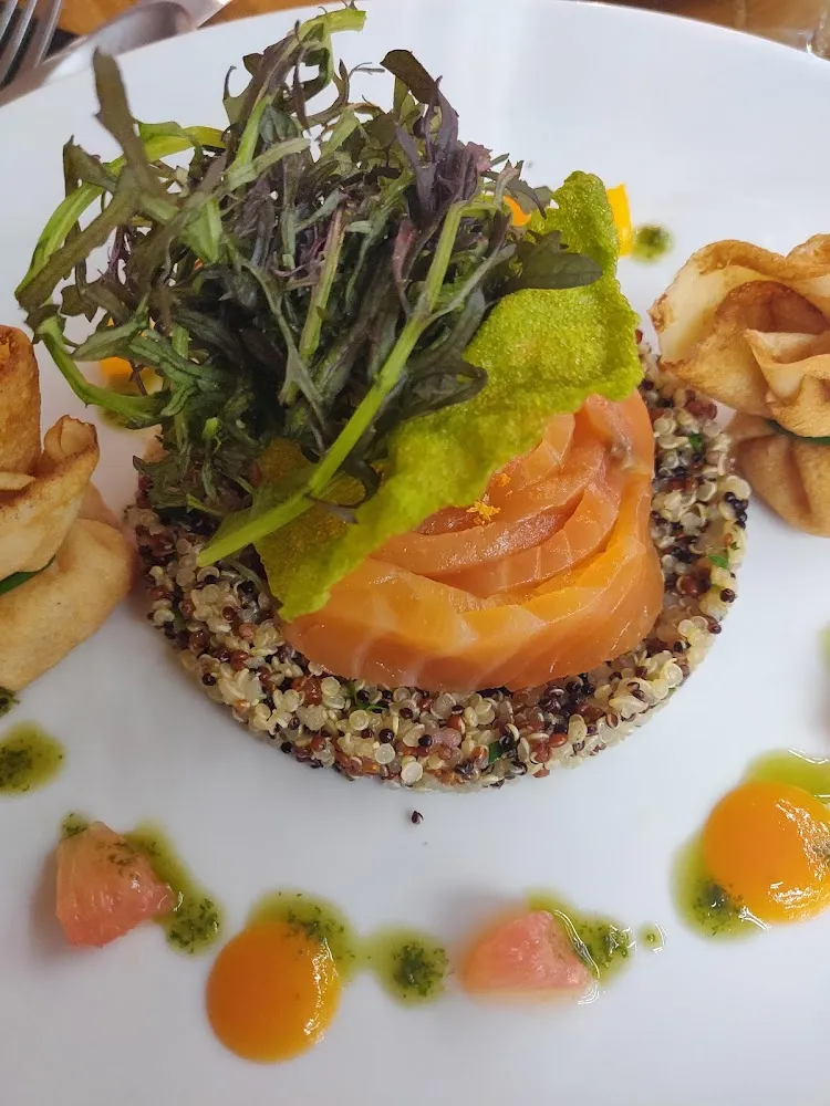 Salmon Gravlax Quinoa