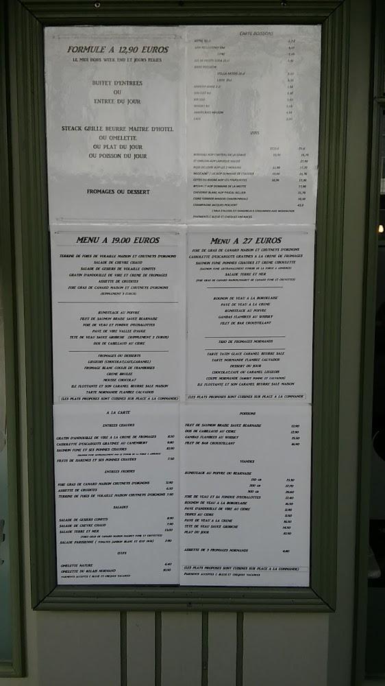 AU RELAIS NORMAND - Scan Menu 3