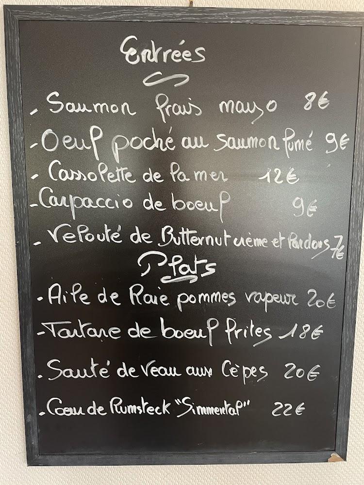 Auberge Des Chiens Rouges - Scan Menu 1