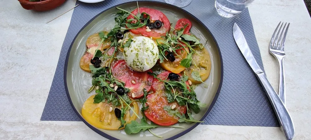 Carpaccio de Tomates À la Burata