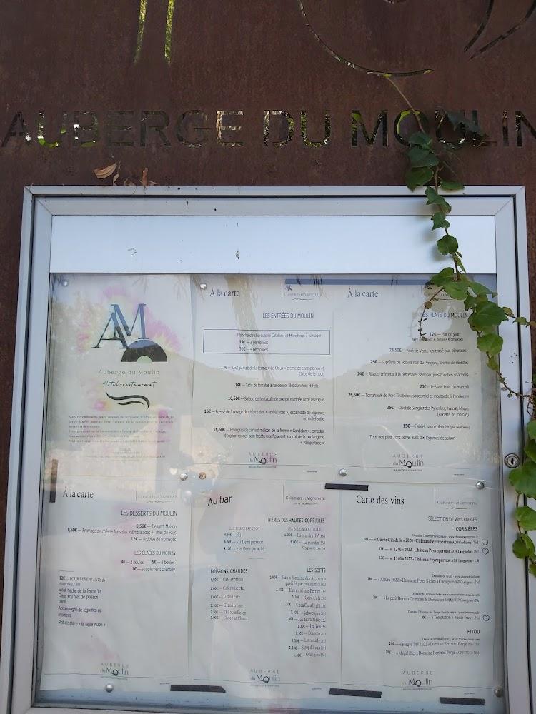 Auberge du Moulin - Scan Menu 4