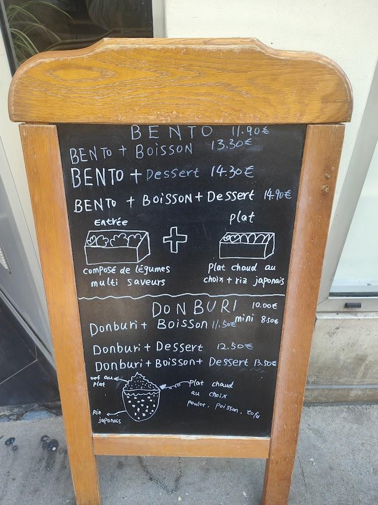 Authentic Bento Vincennes - Scan Menu 1