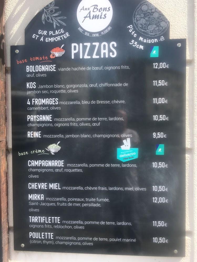 Aux bons amis, le coin gourmand - Scan Menu 3