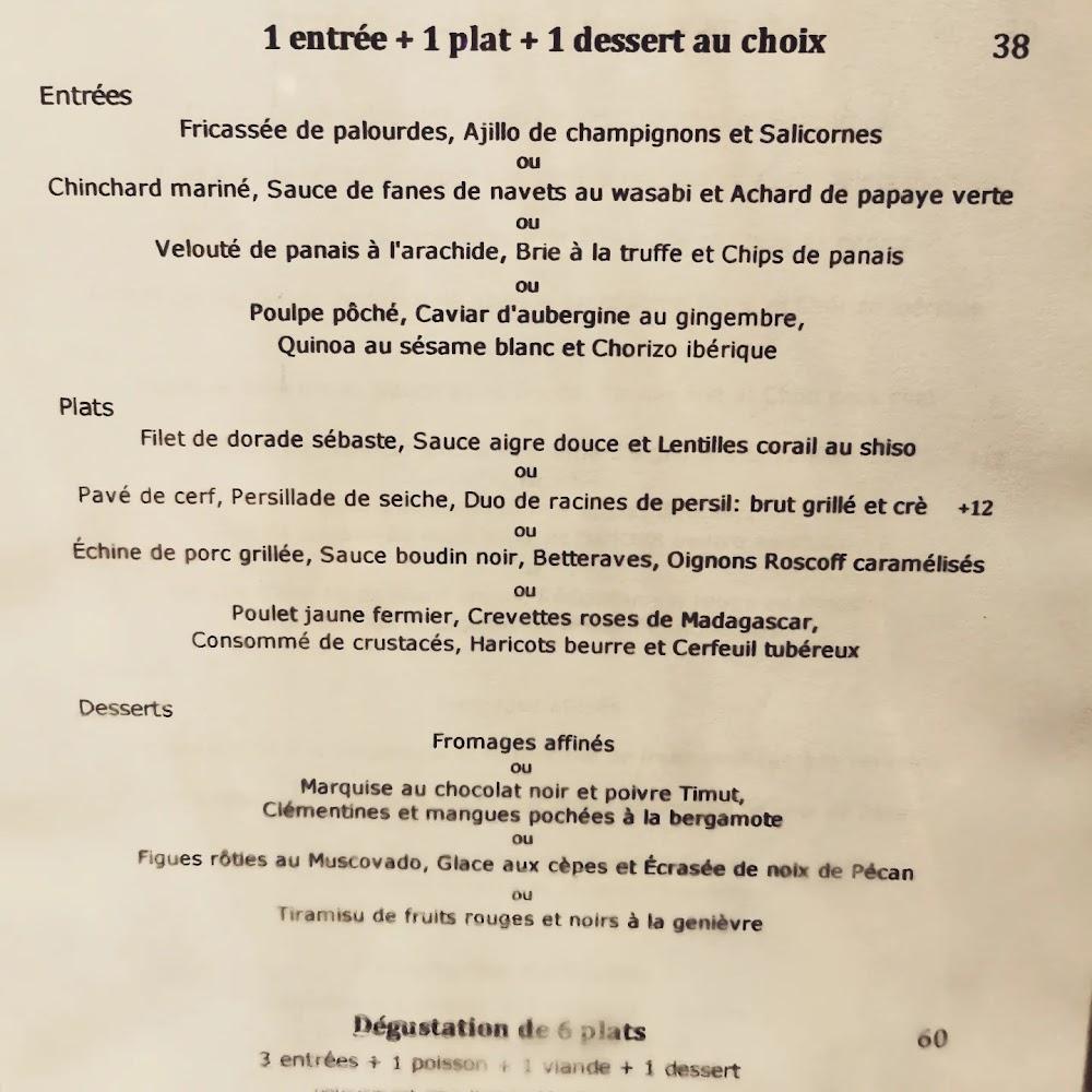 Aux Plumes - Scan Menu 3