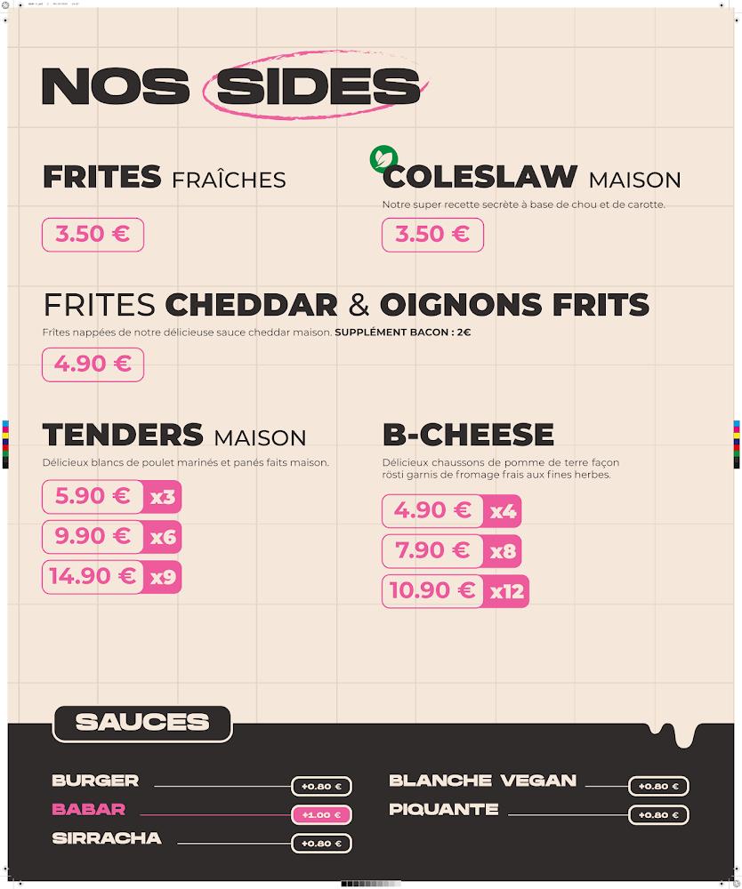 Babar Burger Orléans - Smash Burger - Scan Menu 3