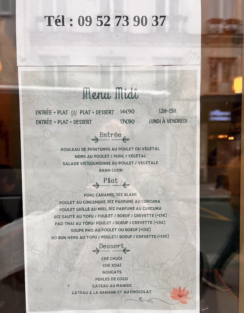 Banemi - Restaurant Vietnamien & Sandwich Banh mi - Paris 10 - Scan Menu 1