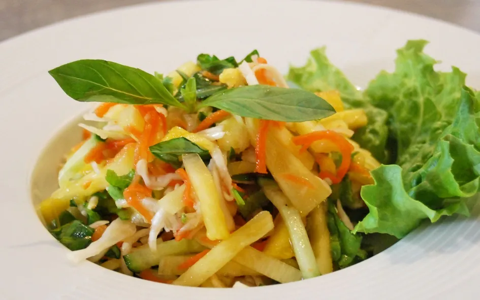 Salade Aux Crevettes Et Ananas