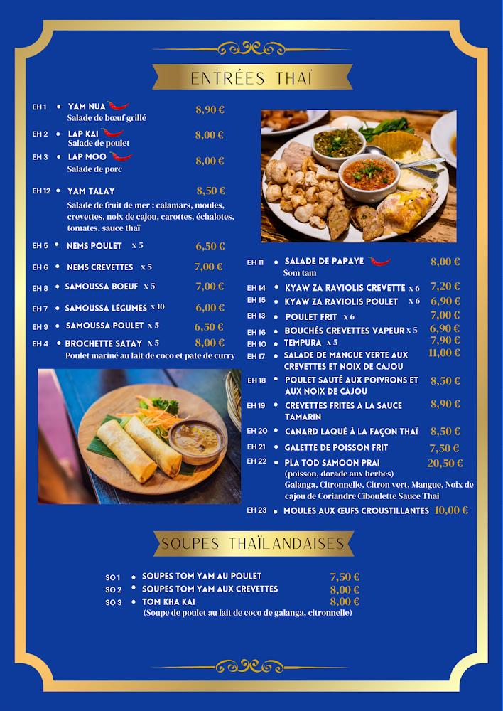 Bangkok-Tokyo 2 - Scan Menu 2