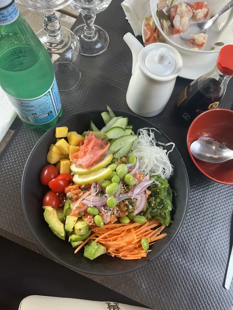 Menu Poke Bowl Entrées Plats