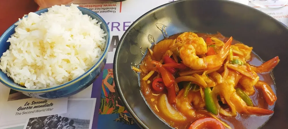 Crevette Sauté Aux Wok