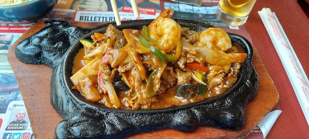 Pittig Gerecht Met Garnalen