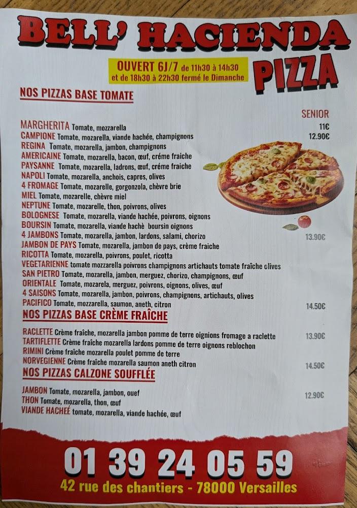 Bell'Hacienda - Scan Menu 2