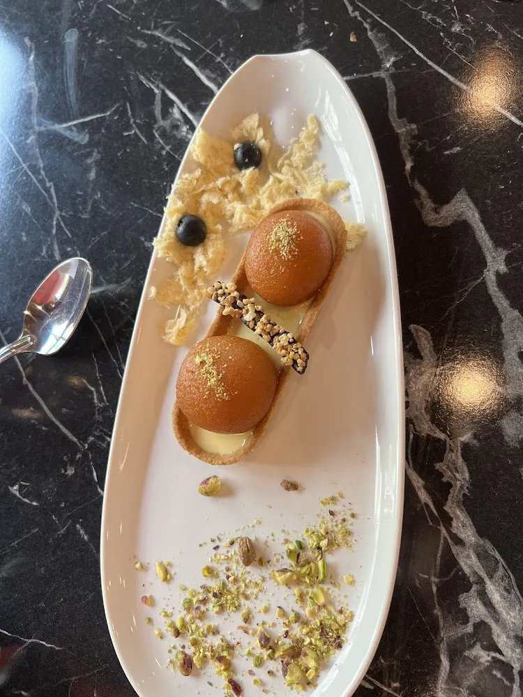 Gulab Jamun with Ice Cream