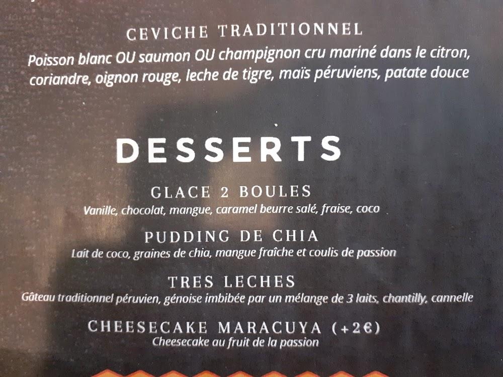 Bien Taypa! Restaurant-tapas péruvien - Scan Menu 2