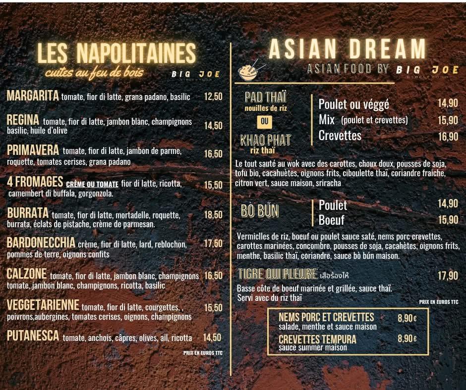 BIG JOE - Scan Menu 1