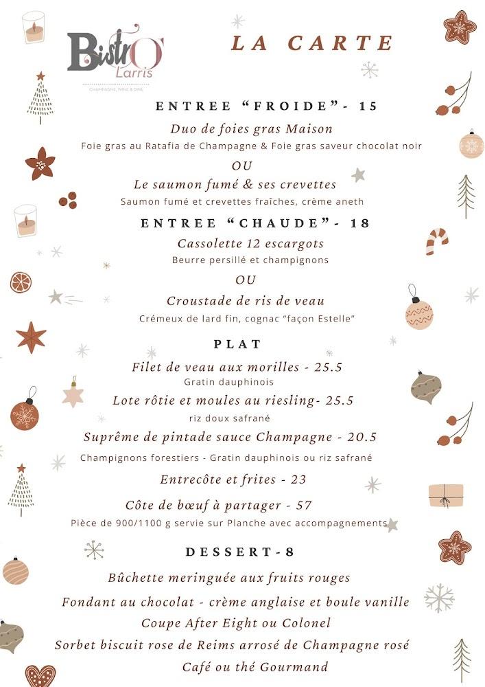 Bistr'O Larris - Scan Menu 1