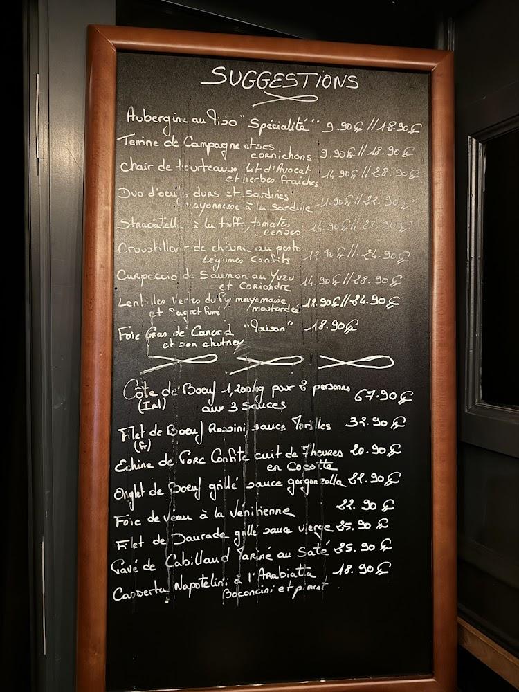 Bistrot 31 - Scan Menu 1