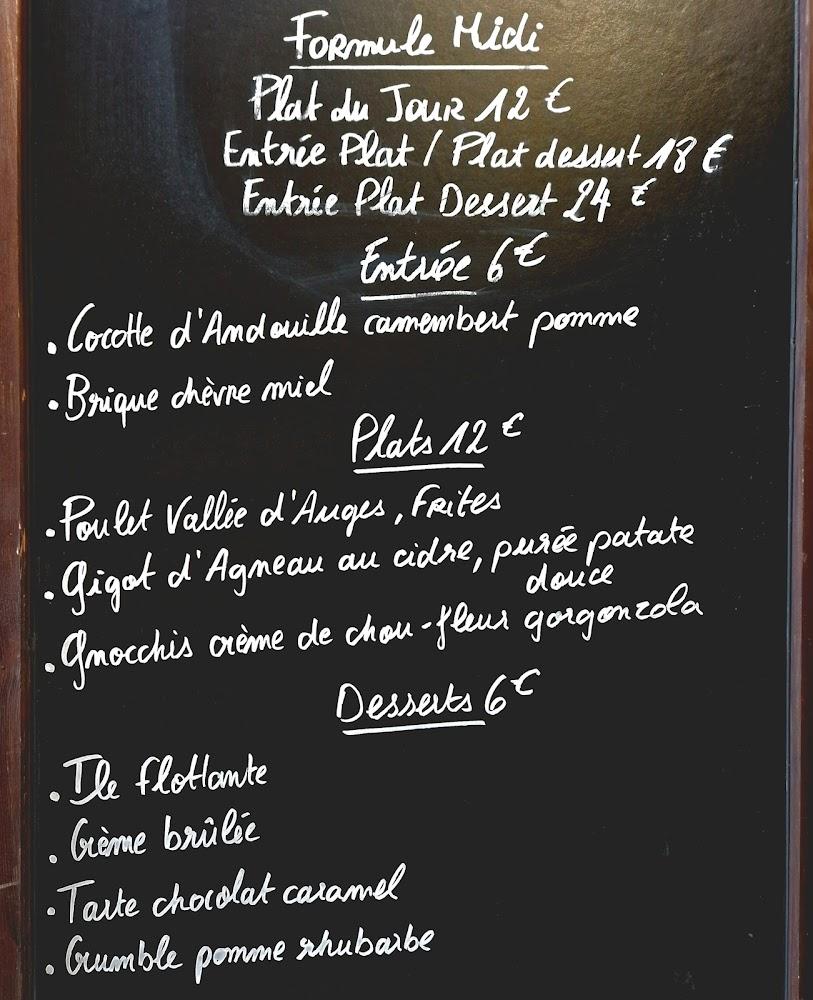 Bistrot L'échoppe - Scan Menu 1