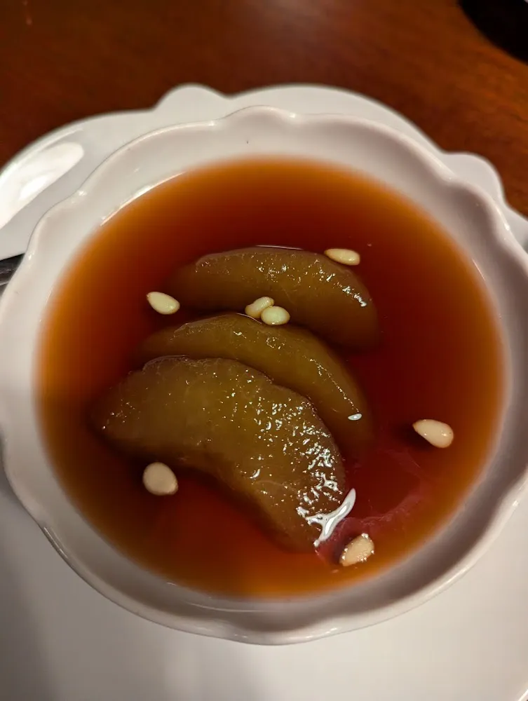 Poire Pochée Gingembre Et Cannelle