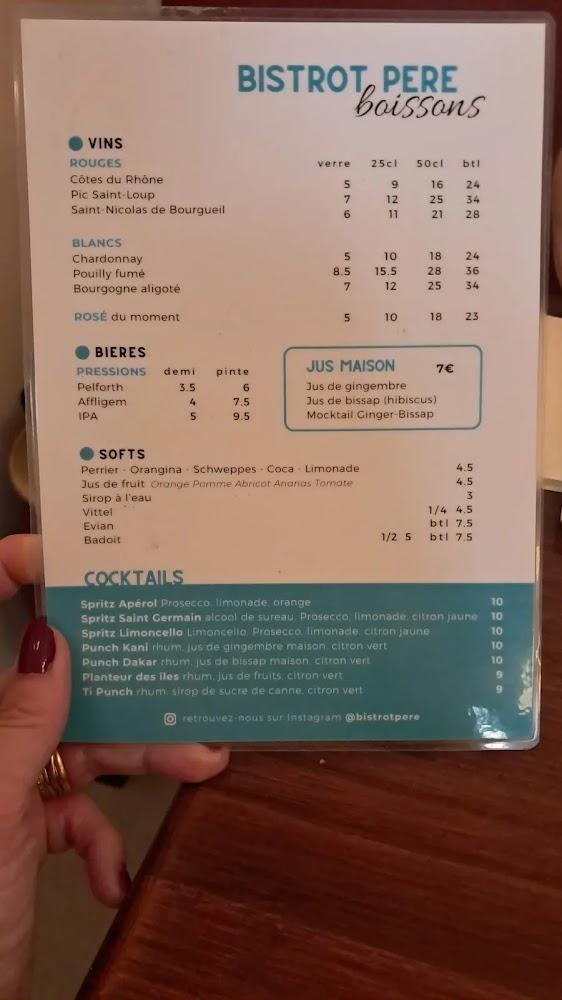Bistrot Père - Scan Menu 3