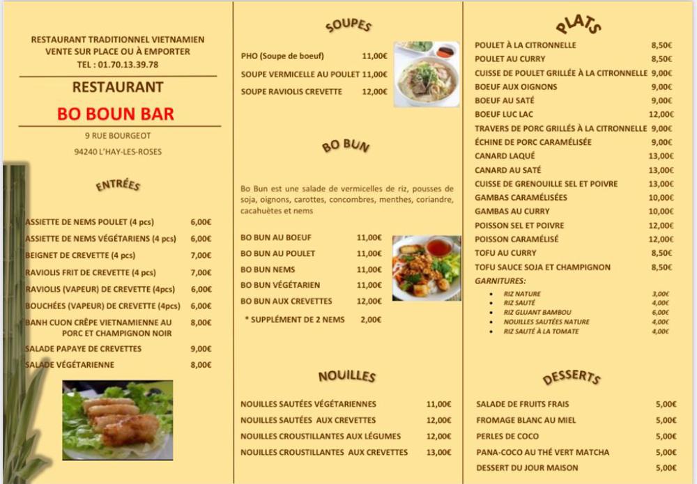 BO BOUN BAR - Scan Menu 3