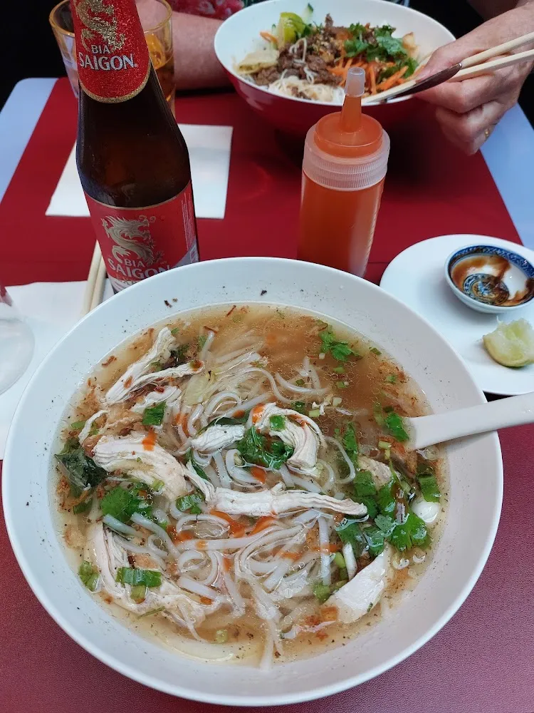 Pho Fuh or Noodle Soup Made with Beef Chicken or Tofu