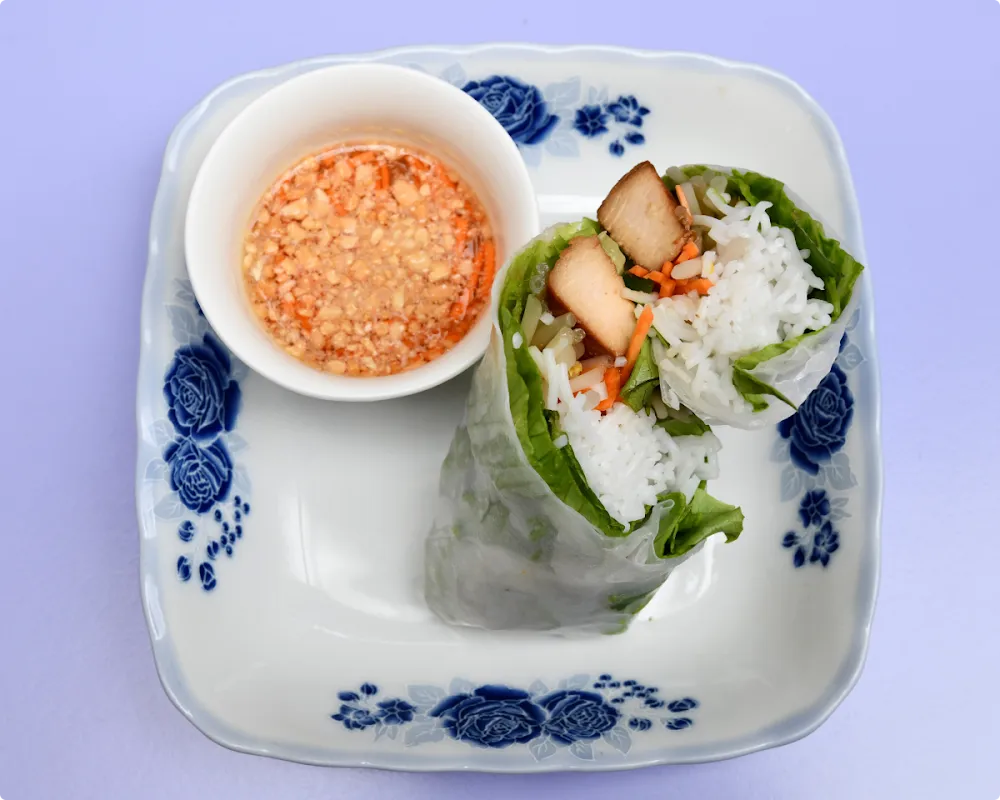 Rouleaux de Printemps Crevette Servi Par 2