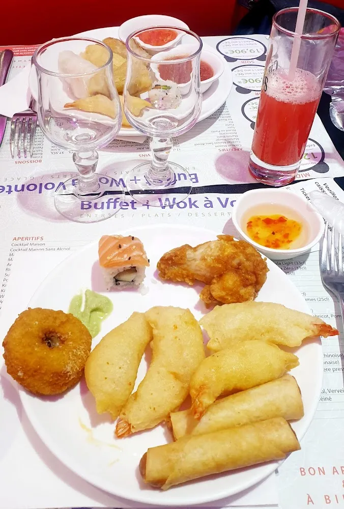 Donut Poulet Fromage Beignets de Crevettes Wings