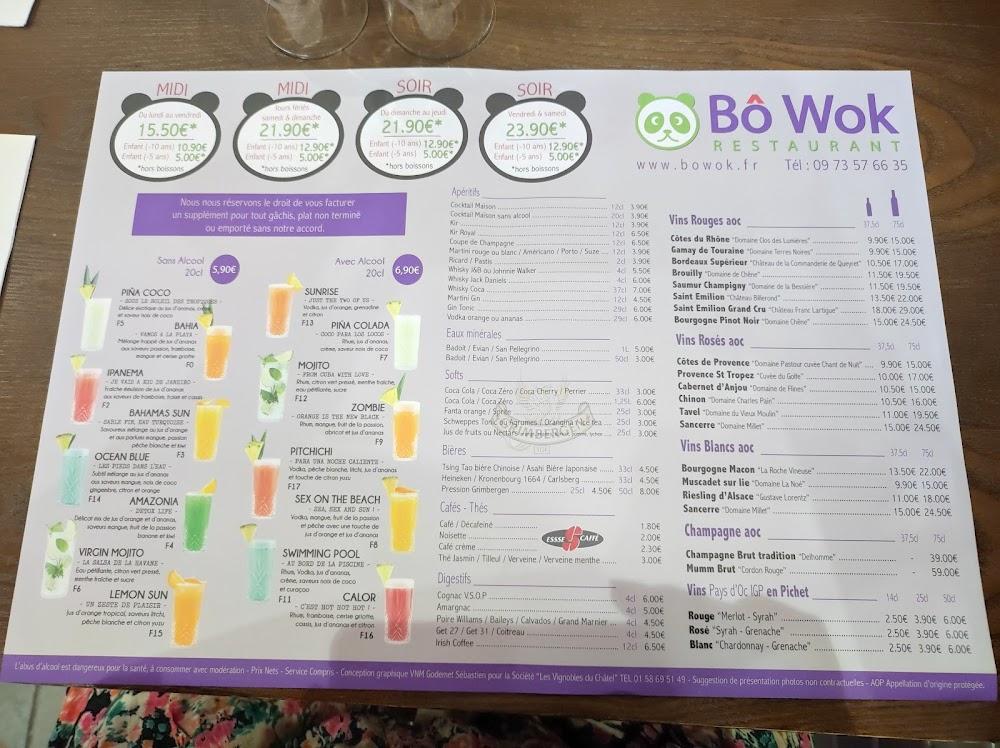Bô Wok Restaurant - Scan Menu 3