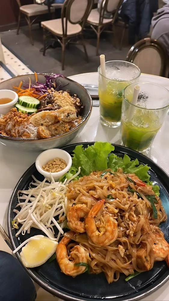 Bô Bun Boeuf Et Pad Thai Crevettes