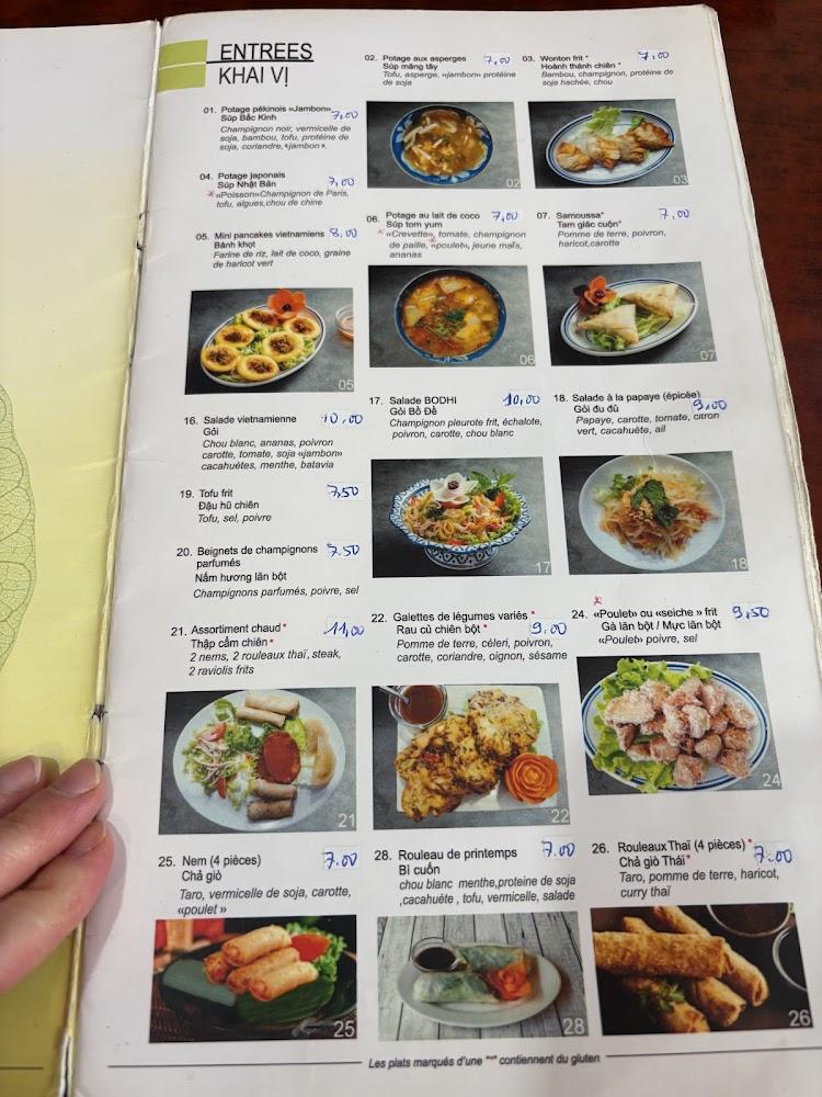 Bodhi Vegan - Scan Menu 1